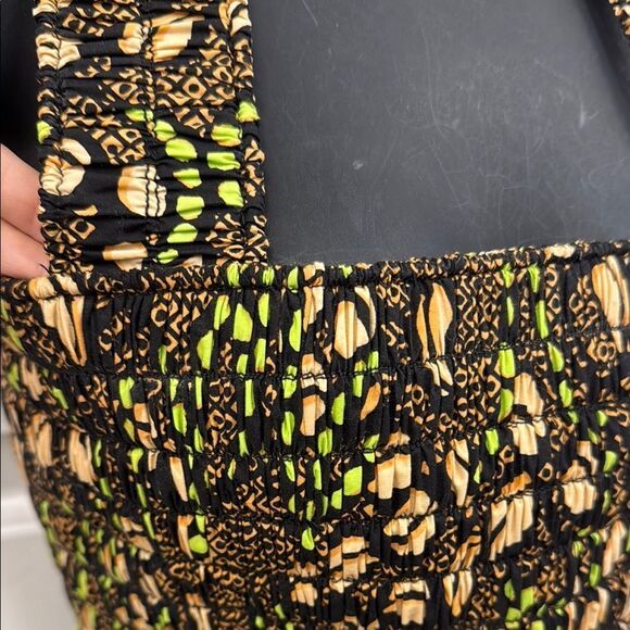 A.L.C. Black and Gold Fitted Crop Tank Top - Picture 6 of 6